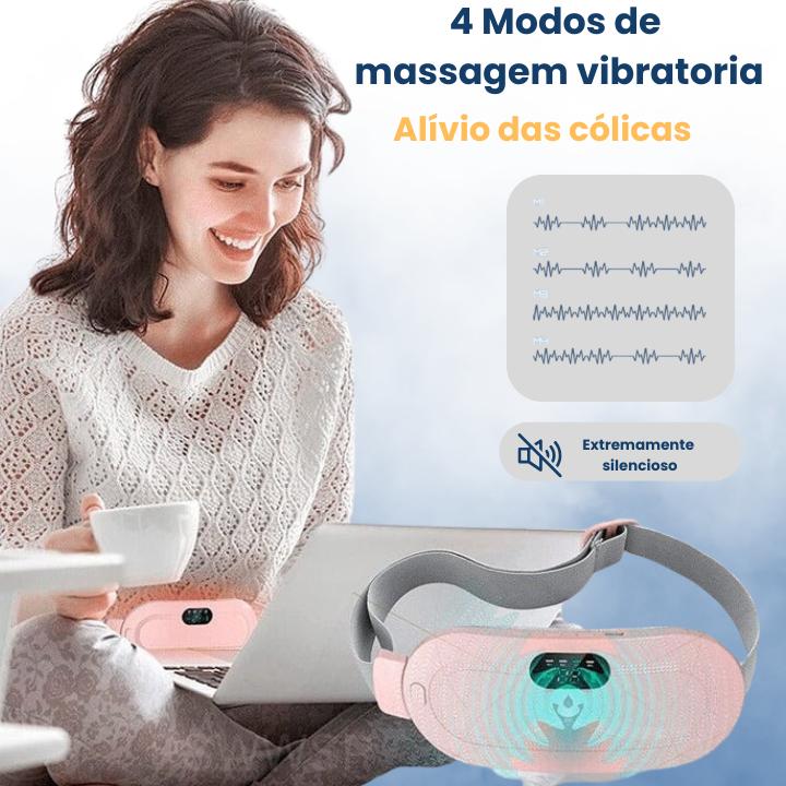 Massageador de compressa térmica para cólica
