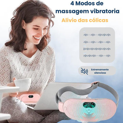 Massageador de compressa térmica para cólica