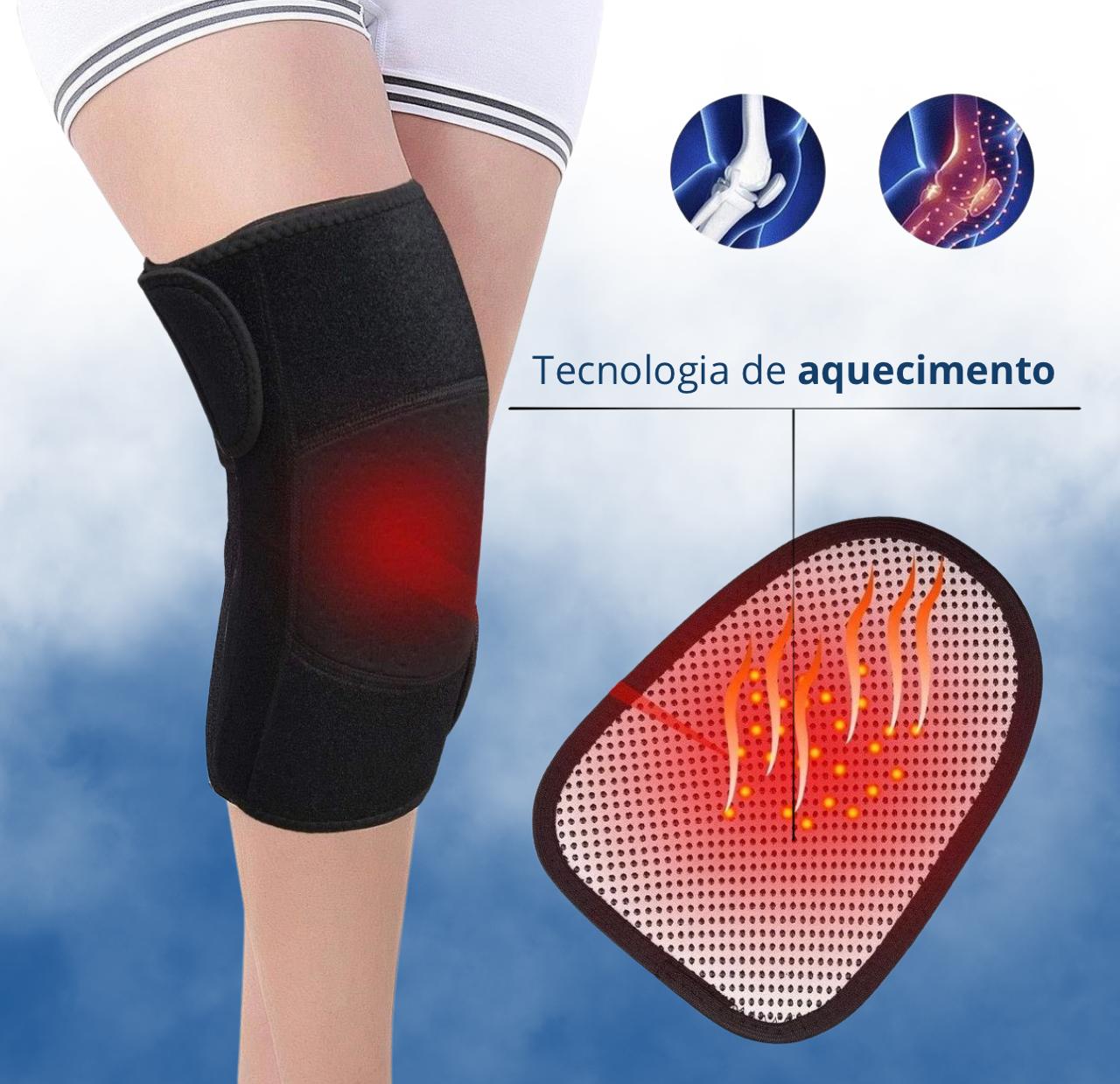 Joelheira Massageadora Magnética