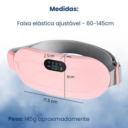 Massageador de compressa térmica para cólica