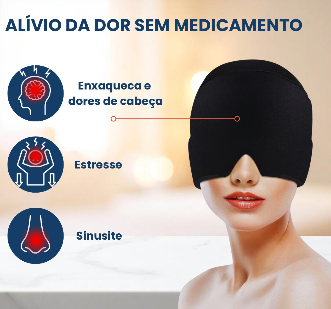 Touca Neuro Relax Térmica - Terapia Frio/Quente